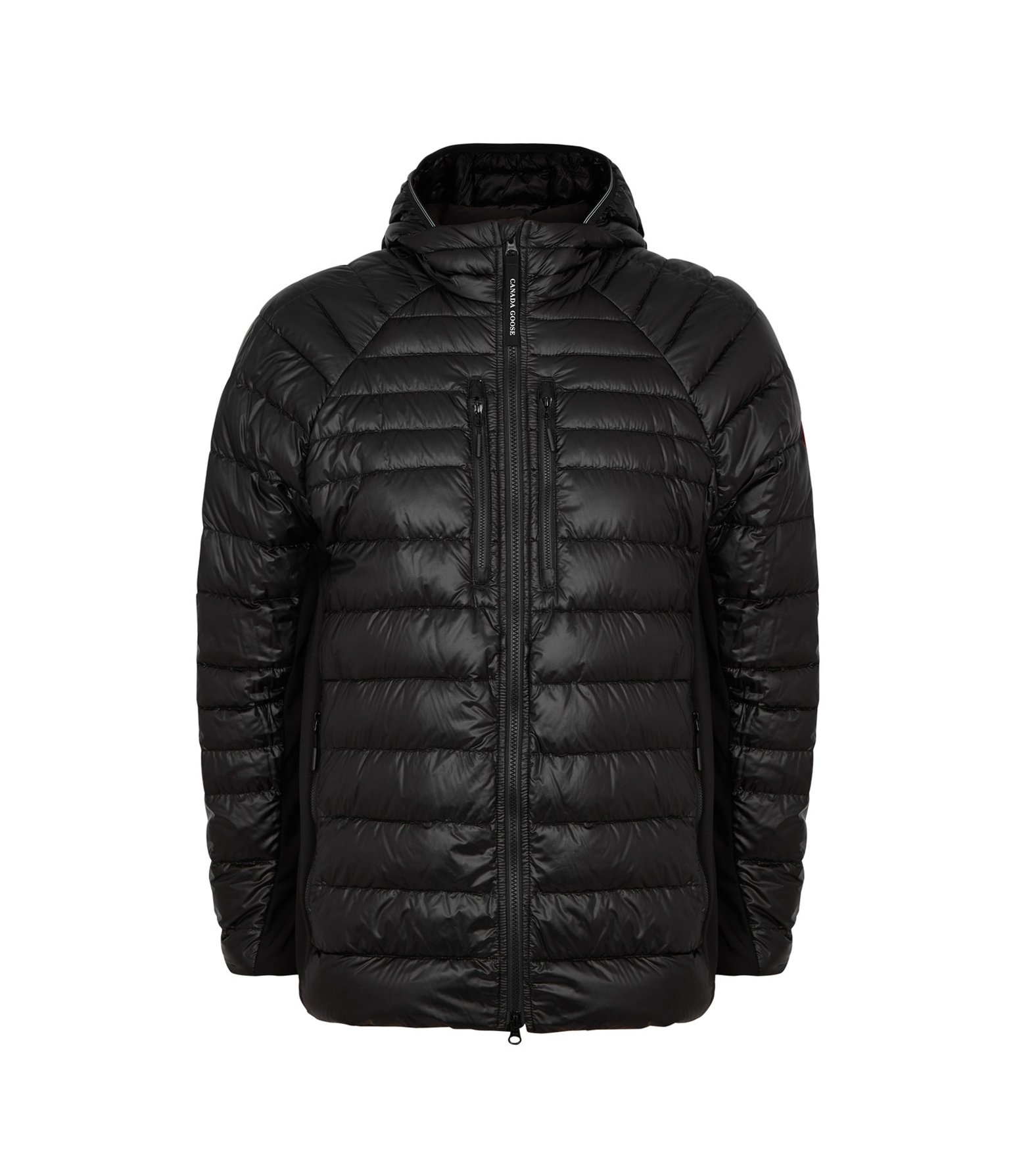 Mens Canada Goose Black Hybridge Lite Hooded Shell Jacket