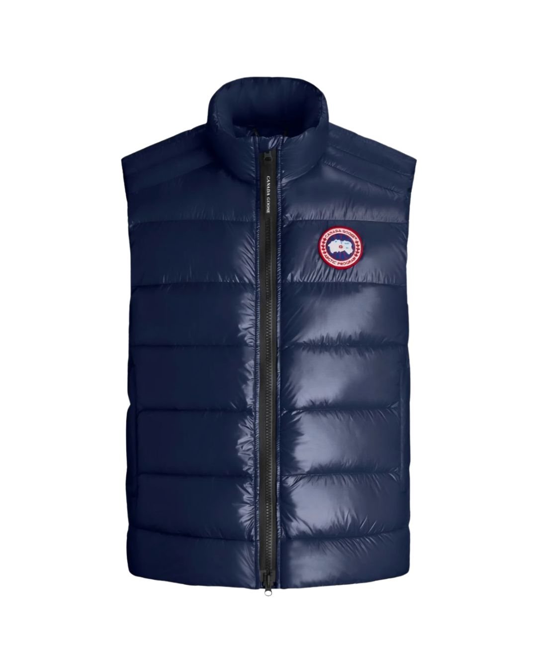 Mens Canada Goose Crofton Navy Blue Padded Vest Gilet