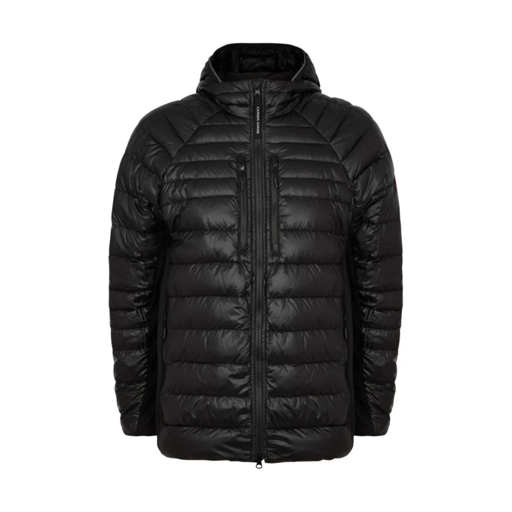 Mens Canada Goose Black Hybridge Lite Hooded Shell Jacket