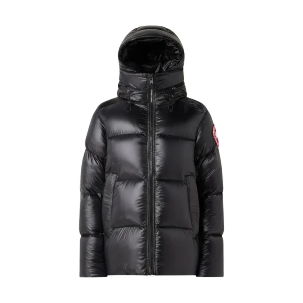 Mens Canada Goose Crofton Classic Label Black Puffer Padded Jacket