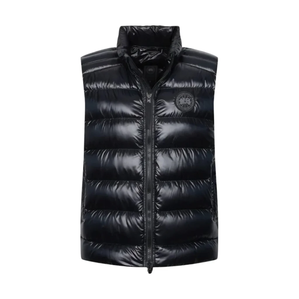 Mens Canada Goose Crofton Black Label Padded Puffer Vest Gilet